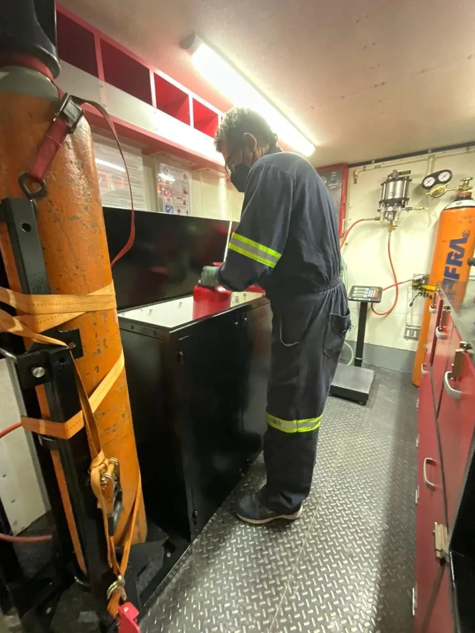 Laboratorio en acción